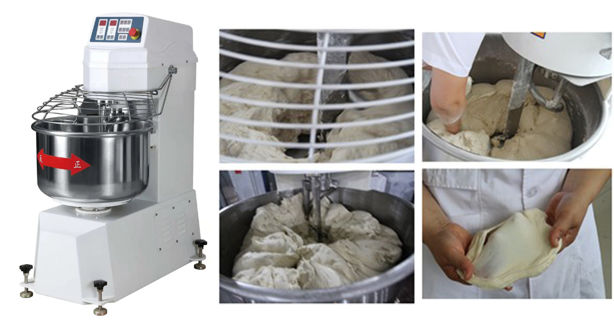 kneading Spiral Bread Dough Mixer Food Baking Machine – CECLE Machine