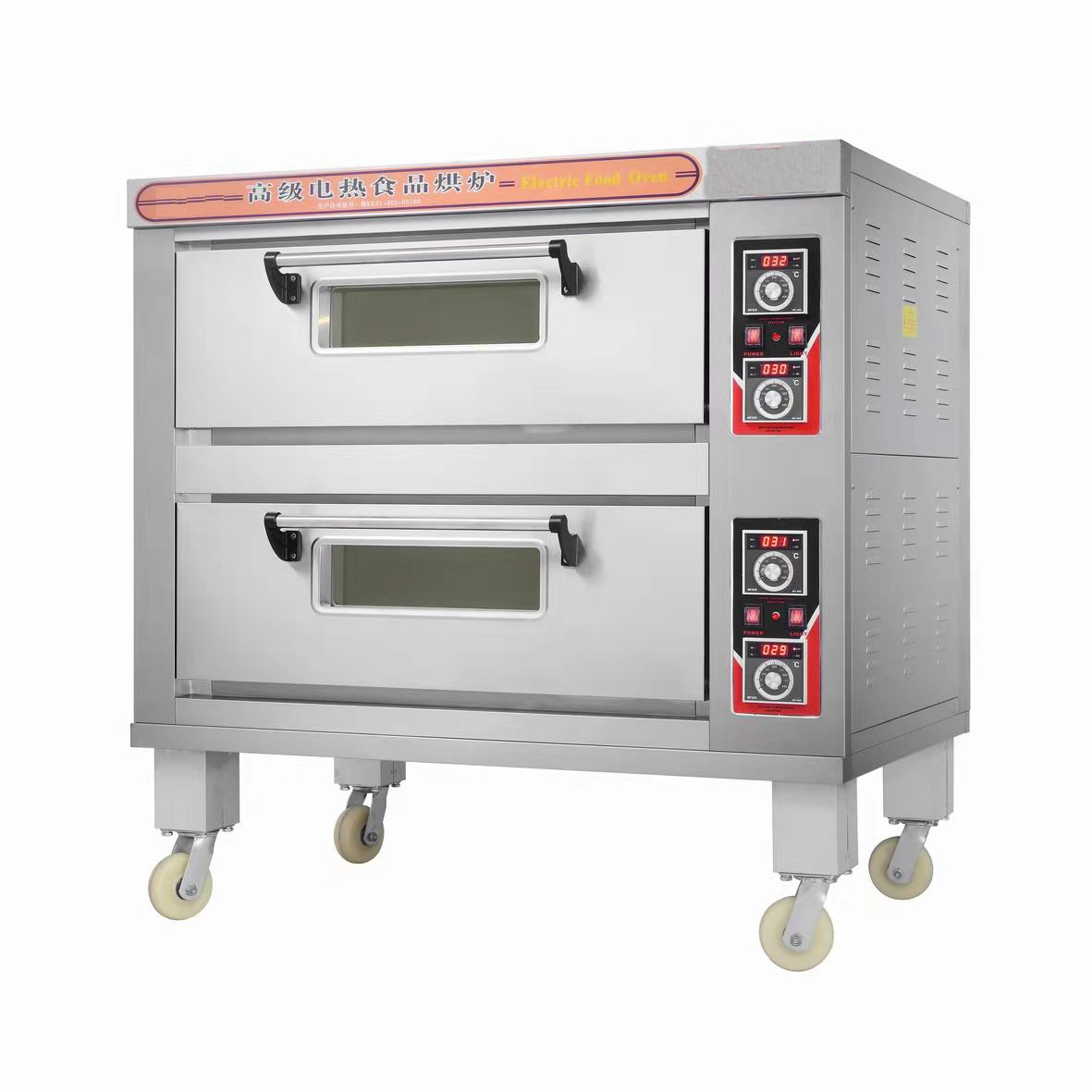 Electric deck oven